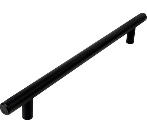 Изображение товара Ручка-рейлинг Mebax d 12 мм, 192/242 мм черный матовый 00-00001617