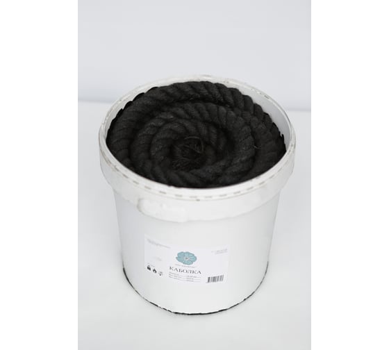 Изображение товара Канализационная каболка ООО ЮНАФЛЭКС 18-20 мм, ведро 20 кг КБЮ1820