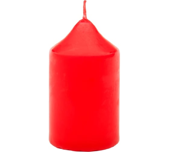 Изображение товара Свеча Антей Candle бочонок 50x100 мм, цвет: красный 5070822