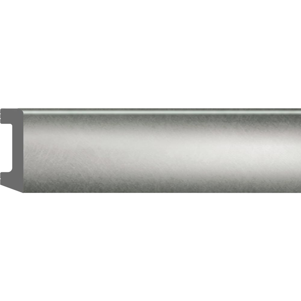 Изображение товара Плинтус напольный Decomaster D234-375ДМ 58x16x2400 мм влагостойкий серебристый