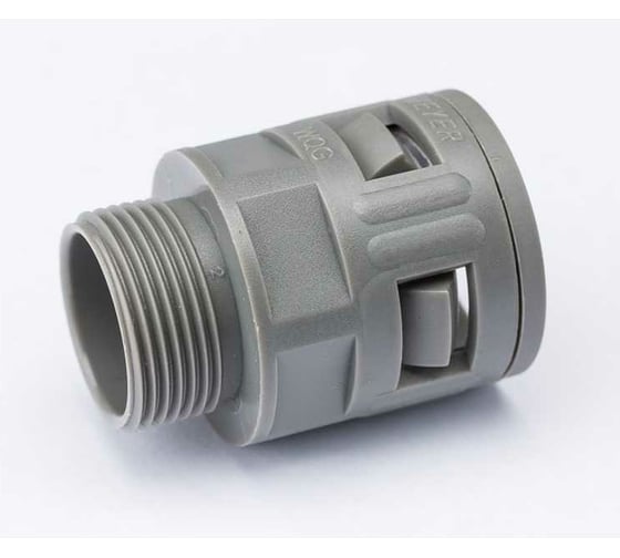 Изображение товара Муфта для гофрированных труб Weyer WQGM25G/AD21.2 коннектор прямой нар. M25x1.5 WE0201200