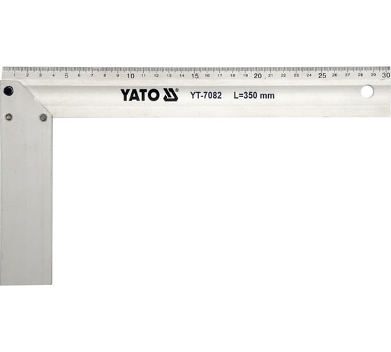 Изображение товара Столярный угольник YATO алюминиевый 350мм YT-7082