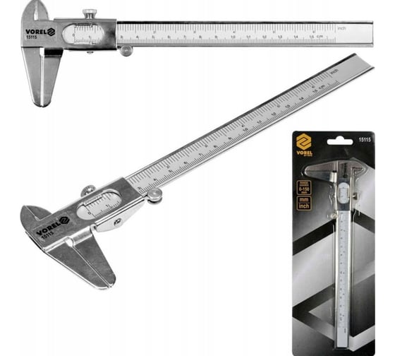 Изображение товара Штангенциркуль VOREL 150мм 15115