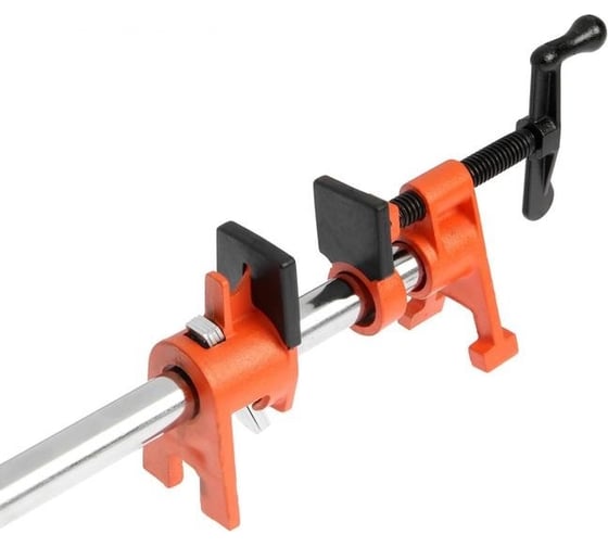 Изображение товара Трубная струбцина ТУНДРА на ножках, резиновые накладки, 3/4 5260476