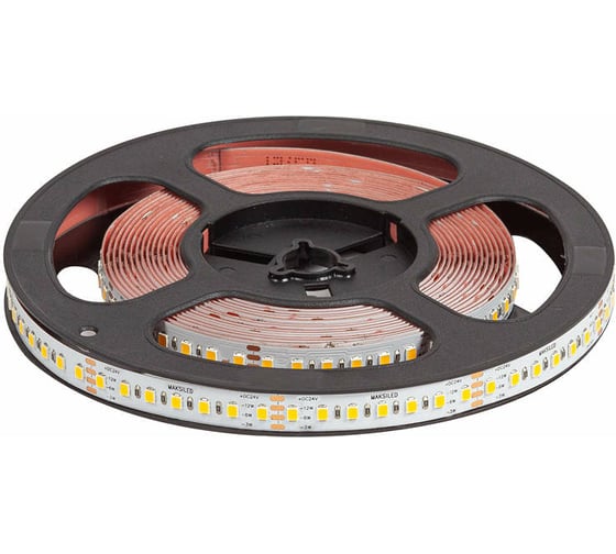 Изображение товара Светодиодная лента MAKSILED 24В, 140д/м, 21Вт/м, IP20, 140Лм/Вт, 4000K нейтральный белый  ML-R140-2835-SA-MULTI-NW-S