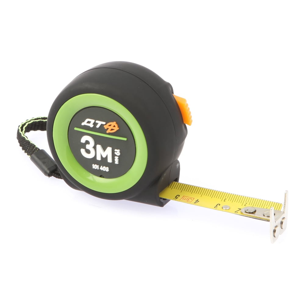 Изображение товара Рулетка Дело Техники в обрезиненном корпусе Компакт 3м×19мм 101403