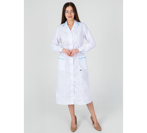 Изображение товара Женский медицинский халат ООО ГУП Бисер, размер 60-62, рост 170-176 4670132023602