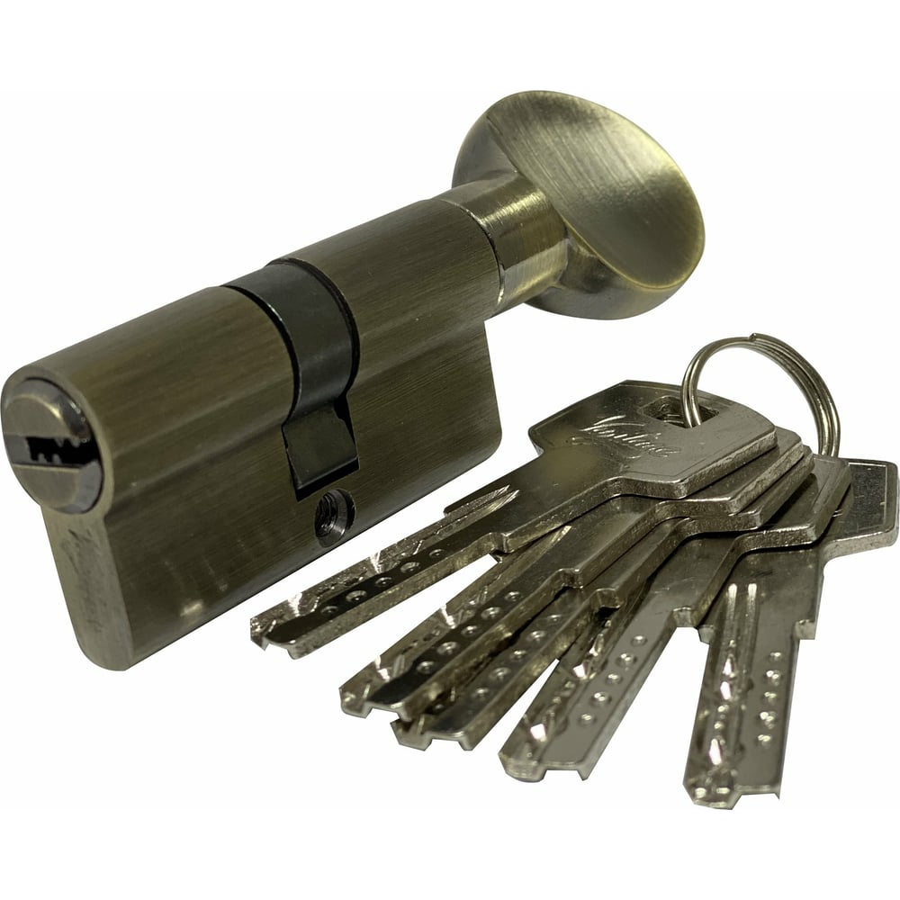 Изображение товара Цилиндровый механизм Вантаж 35×35 мм, 5 ключей, бронза ZC70