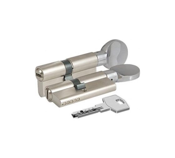 Изображение товара Цилиндровый механизм Вантаж 5 ключей, матовый никель ZС70,35Cx35 SN