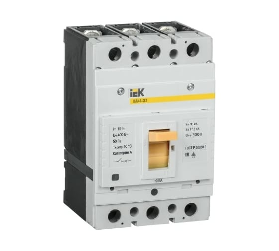 Изображение товара Автоматический выключатель IEK ВА44-37 3Р 315А 35кА SVA4410-3-0315-35