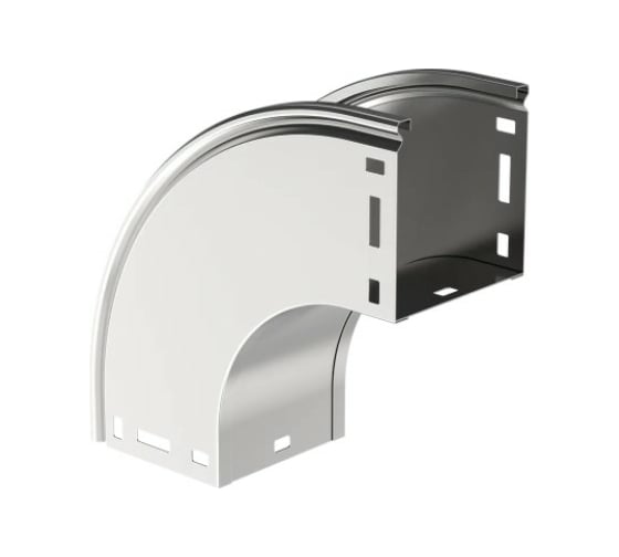 Изображение товара Плавный поворот IEK ESCA 90град тип В20 100x150мм CPV41-0-90-100-150