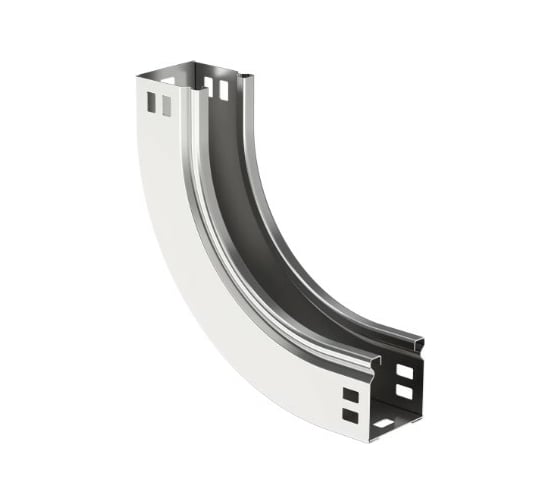 Изображение товара Плавный поворот IEK ESCA 90град тип В10 50x100мм CPV51-0-90-050-100