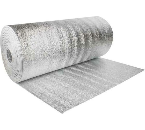 Изображение товара Металлизированный вспененный полиэтилен Дом Плёнки Самара ЛМ 4 мм 4603302908898
