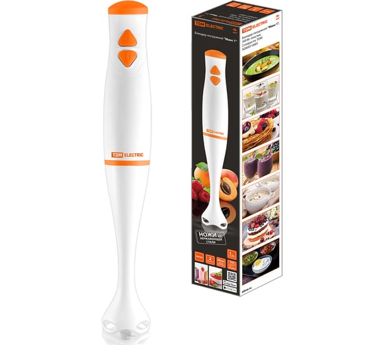 Изображение товара Погружной блендер TDM ELECTRIC Микс 1, 300 Вт, пластик, 2 скорости SQ4007-0001