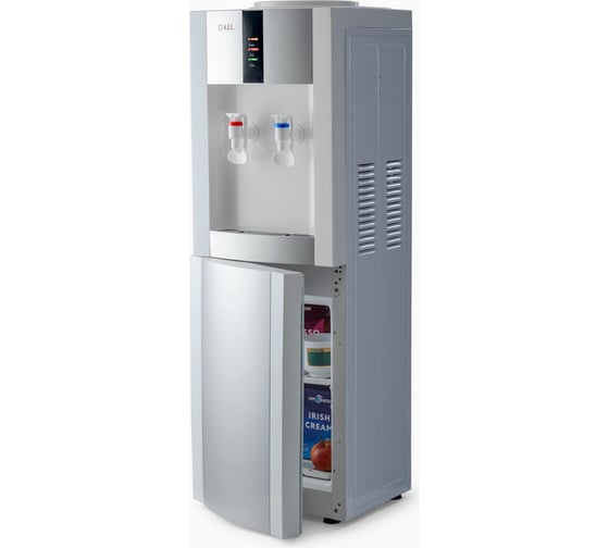 Изображение товара Кулер для воды AEL 47 LKc white/silver со шкафчиком 00375 0375 AEL00375