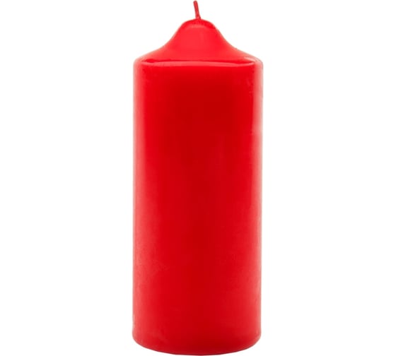 Изображение товара Свеча Антей Candle бочонок 50x120 мм, цвет красный 5074822