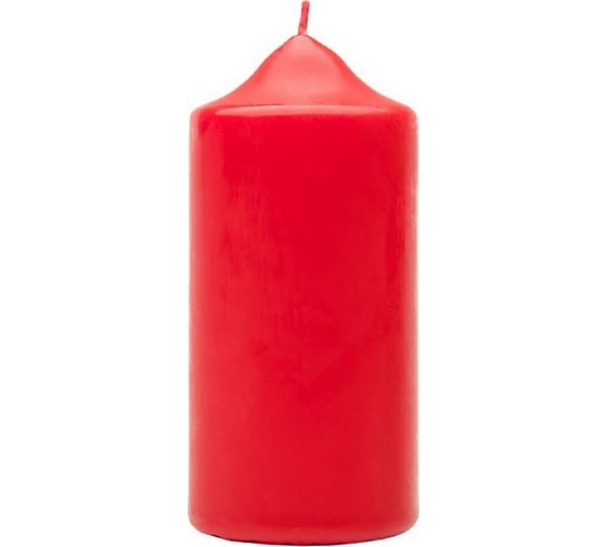 Изображение товара Свеча Антей Candle бочонок 70x150 мм, цвет красный 50751022