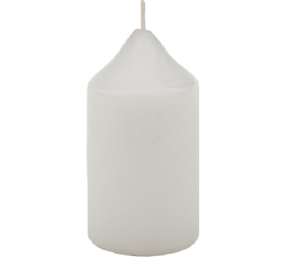 Изображение товара Свеча Антей Candle бочонок 50x120 мм, цвет белый 5074820