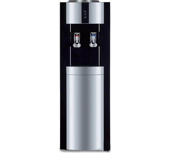 Изображение товара Кулер для воды ECOTRONIC Экочип V21-LCE black+silver со шкафчиком 12356 ETK12356/