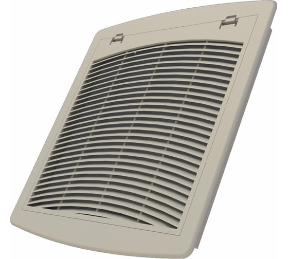 Изображение товара Решётка вентиляционная светло-серая с фильтром, 220х220 мм, пластик ABS РВ02.36.7035 ТРИЗАМ TRZ0072