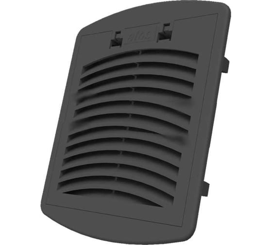 Изображение товара Решётка вентиляционная темно-чёрная с фильтром, 125х125 мм, RAL 9005 РВ01.36.9005 ТРИЗАМ TRZ0073