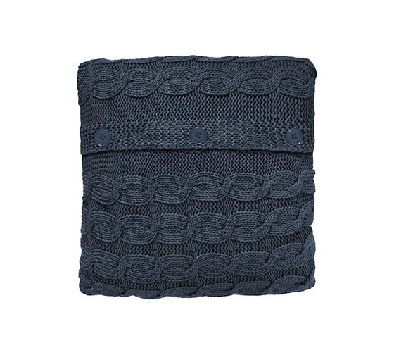 Изображение товара Вязаный чехол на подушку QWERTY с пуговицами 66512