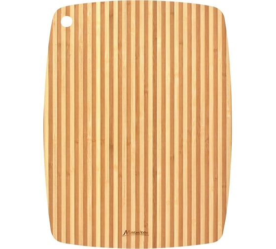Изображение товара Разделочная доска MARMITON бамбук, 37.5x28.5x0.8 см 17707