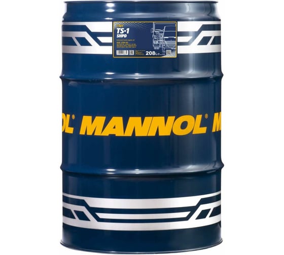 Изображение товара Моторное масло MANNOL TS-1 SHPD минеральное, 15W40, 208 л 1240