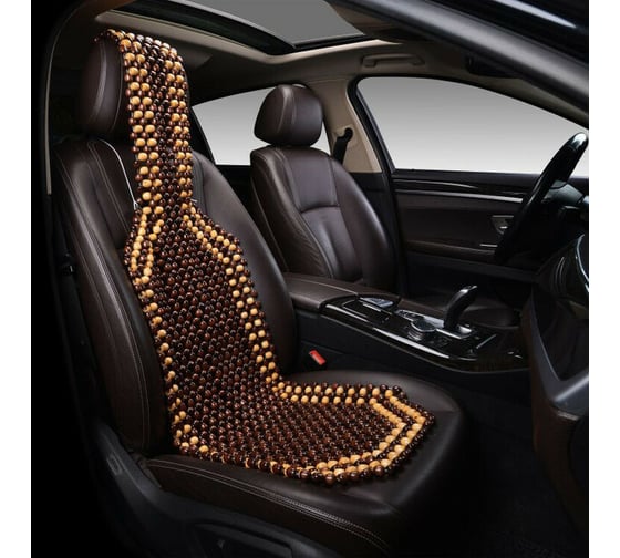 Изображение товара Массажная накидка PSV P2002 SMALL малая, деревянные косточки, коричневый, 1 шт. 132719