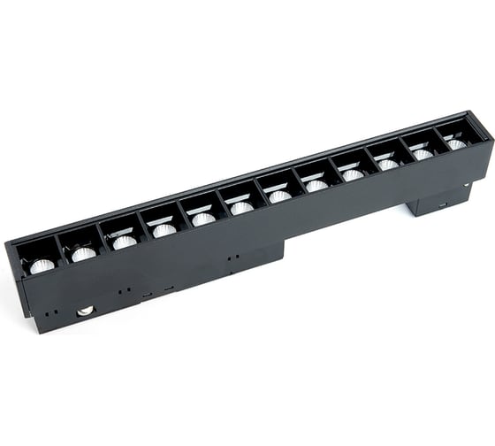 Изображение товара Светодиодный магнитный светильник FERON MGN300 трековый низковольтный 12W, 1080 Lm, 3000К, 30 градусов, черный 41934