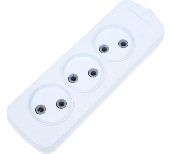Изображение товара Розеточная колодка PROCONNECT 3 гнезда без заземления Эконом 11-8711