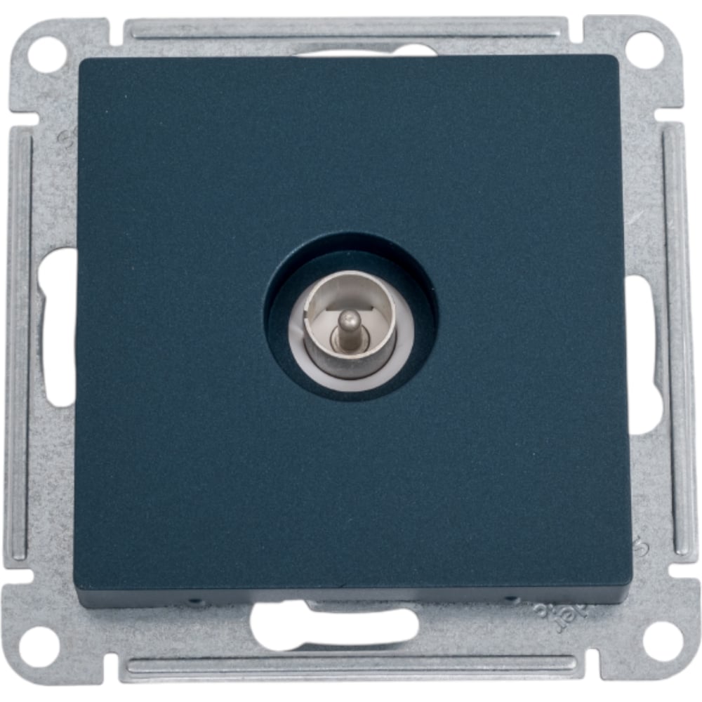 Изображение товара Антенная одиночная розетка Systeme Electric AtlasDesign Изумруд TV с винтовым зажимом