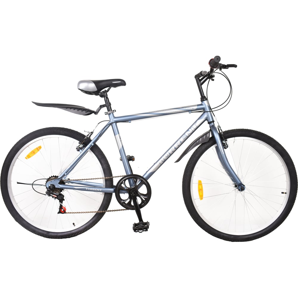 Велосипед Torrent, цвет серебристый/голубой, размер 18.5