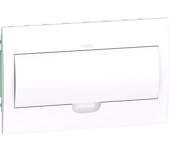 Изображение товара Встраиваемый корпус Systeme Electric ( Schneider Electric) City9 Box с белой дверцей 1ряд/18мод (ранее MIP22118T) EZ9E118P2FRU