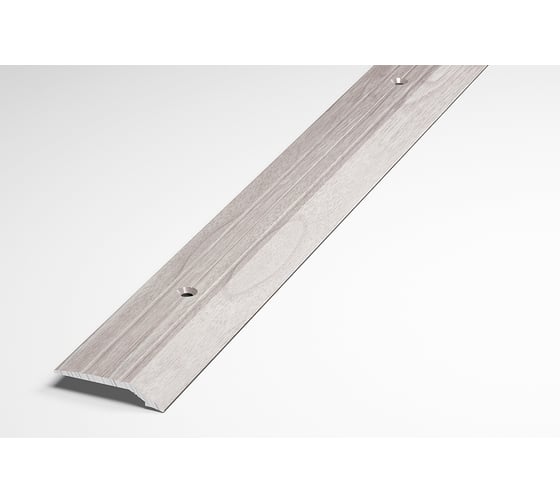 Изображение товара Порог разноуровневый алюминиевый Лука 32 мм, 0,9 м, декоративный, Ясень белый УТ000024744