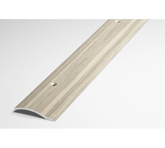 Изображение товара Порог разноуровневый алюминиевый Лука 39,4 мм, 1,35 м, декоративный, Клен беленый УТ000001130