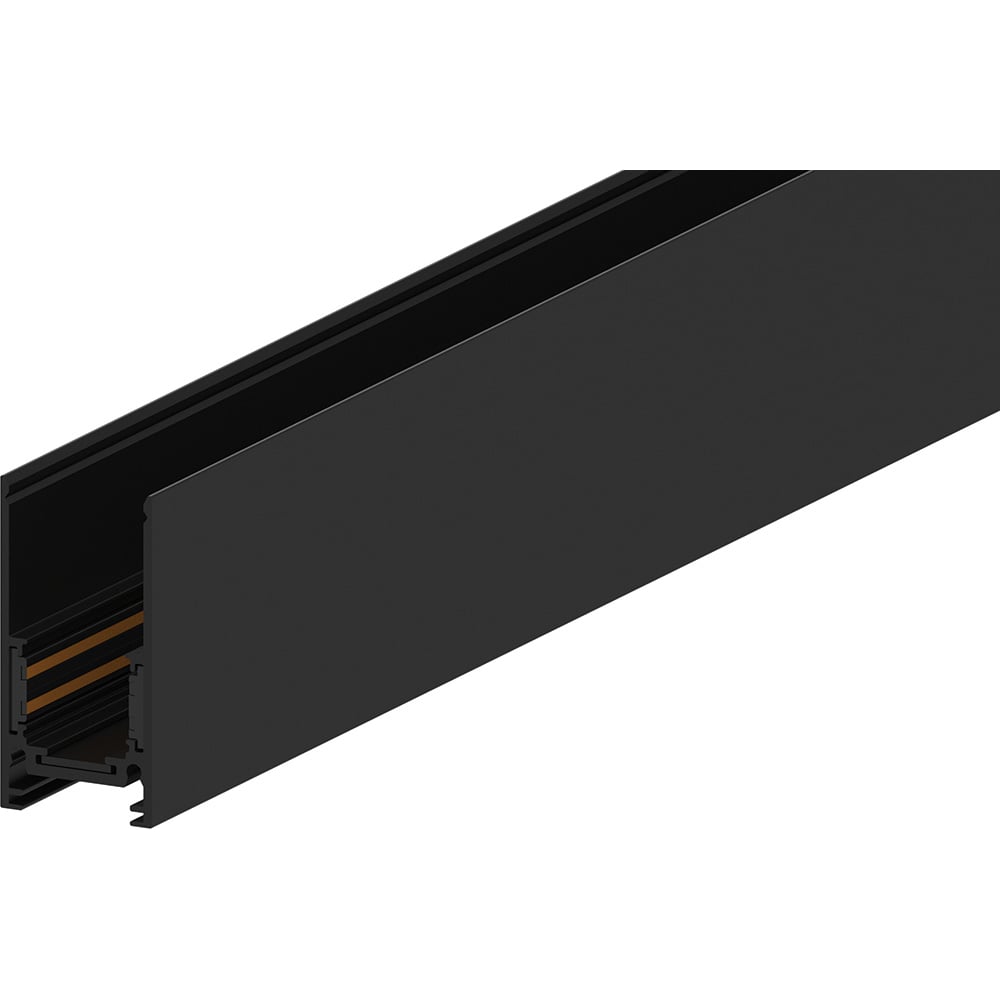 Шинопровод для низковольтных магнитных трековых светильников FERON, цвет черный 41961 CABM1000 - фото 1