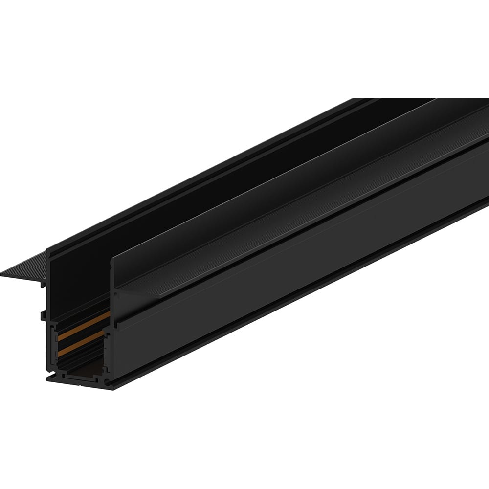 Шинопровод для низковольтных магнитных трековых светильников FERON, цвет черный 41963 CABM1001 - фото 1