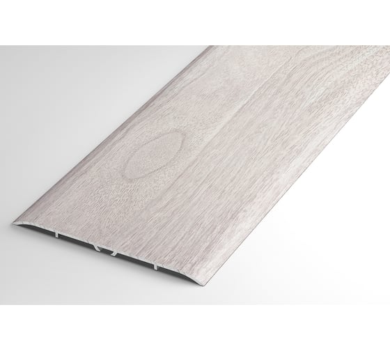 Изображение товара Порог одноуровневый алюминиевый Лука 100 мм, 0,9 м, декоративный, Ясень белый УТ000029544