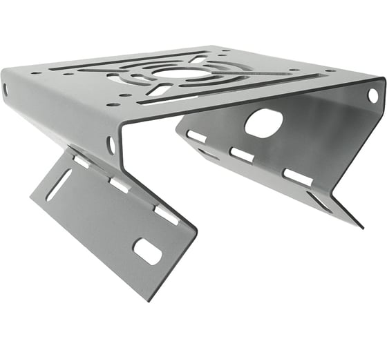 Изображение товара Универсальный кронштейн для видеокамер REXANT на столб-угол, серый 28-4011