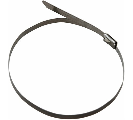 Изображение товара Стальной хомут REXANT 100x4,6 мм, 100 шт. 07-0118-100