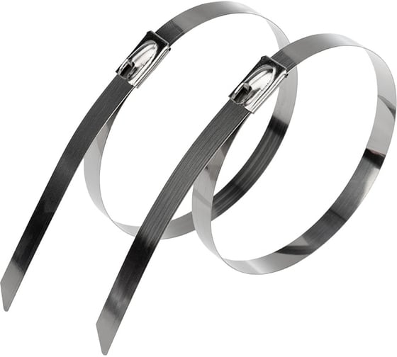 Изображение товара Стальной хомут REXANT 400x7,9 мм, 100 шт. 07-0410-100