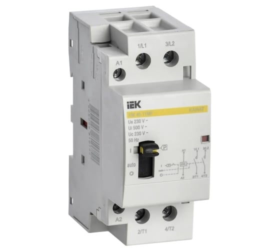 Изображение товара Модульный контактор с ручным управлением IEK КМ40-11МР AC KARAT MKK12-40-11