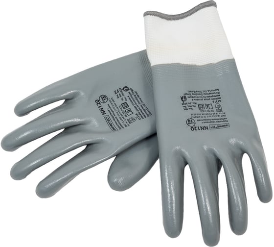 Изображение товара Нейлоновые перчатки с полным нитриловым покрытием Armprotect р10 NN120 4631161388292