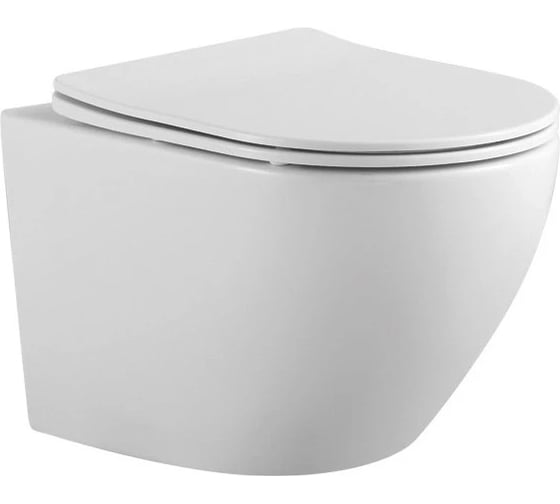 Изображение товара Подвесной безободковый унитаз AQUATEK 525х360х320 мм AQ1901-00 00000107110