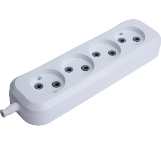 Изображение товара Розеточная колодка PROCONNECT 4 гнезда без заземления Эконом 11-8714