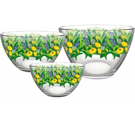 Изображение товара Подарочный набор Декостек Трио Одуванчики 3 предмета ПС6012