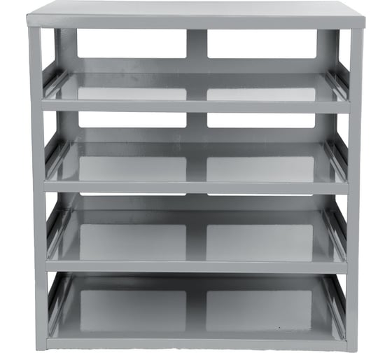 Изображение товара Металлическая кассетница для лотков LP30 СТАРКИТ светло-серая CCT30-LGR