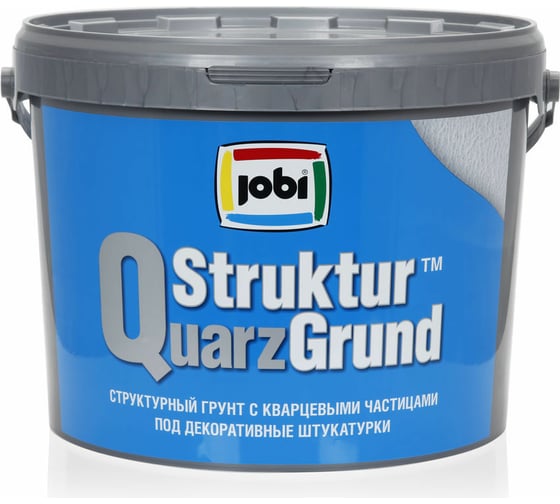 Изображение товара Кварцевый структурный грунт под декоративные штукатурки JOBI STRUKTURQUARZGRUND 10 л 12219