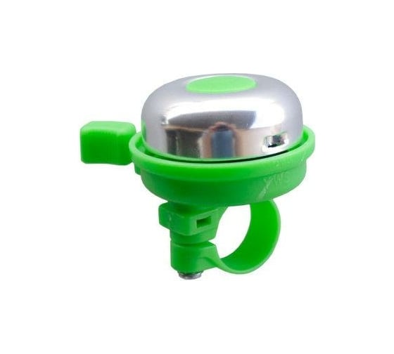 Изображение товара Звонок JOY KIE 33AD-03, алюминий, пластиковая база, диаметр 45 мм, зеленый H000010728